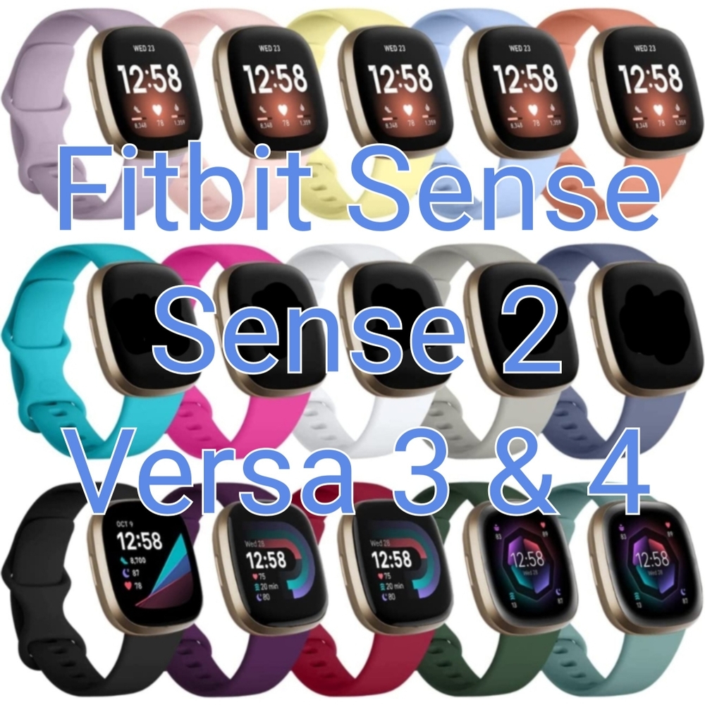 Replacement Bands for the Fitbit Sense,  Sense 2, Versa 3 & Versa 4 - Size Small